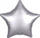 AMSCAN Balon foliowy Lśniący srebrny gwiazda 48cm 9914127 1