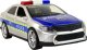 LeanToys Auto Policyjne 1:14 Napęd Frykcyjny Dźwięki Światło Srebrne 4