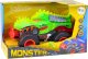 LeanToys Auto Terenowe Dinozaur T-Rex Światła Dźwięki Napęd Zielony 3