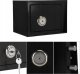 ExtraLink EXTRALINK HOME SEJF DOMOWY BIUROWY SKRYTKA NA KLUCZ MOCNY SOLIDNY KASA PANCERNA S-404-CZARNY 4