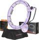 HMS ZESTAW HULA HOP MAGNETYCZNY VIOLET HHM13 Z LICZNIKIEM HMS + PAS WYSZCZUPLAJĄCY BR163 BLACK 1