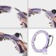 HMS ZESTAW HULA HOP MAGNETYCZNY VIOLET HHM13 Z LICZNIKIEM HMS + PAS WYSZCZUPLAJĄCY BR163 BLACK 15