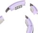 HMS ZESTAW HULA HOP MAGNETYCZNY VIOLET HHM13 Z LICZNIKIEM HMS + PAS WYSZCZUPLAJĄCY BR163 BLACK 18