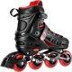 Rolki Nils Extreme NA18811A rekreacyjne regulowane czarne r. 34-38 2
