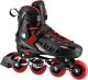 Rolki Nils Extreme NA18811A rekreacyjne regulowane czarne r. 34-38 1