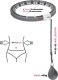 HMS ZESTAW HULA HOP HHW06 BLACK Z PIŁKĄ GRAWITACYJNĄ I LICZNIKIEM HMS + PAS BR163 BLACK PLUS SIZE 11
