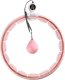 HMS ZESTAW HULA HOP MAGNETYCZNY PINK HHM15 Z LICZNIKIEM HMS + PAS WYSZCZUPLAJĄCY BR163 RED 16