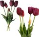 Saska Garden BUKIET 5 TULIPANÓW FIOLETOWYCH 40CM JAK ŻYWYCH DEKORACJA WIOSENNA 1