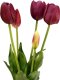 Saska Garden BUKIET 5 TULIPANÓW FIOLETOWYCH 40CM JAK ŻYWYCH DEKORACJA WIOSENNA 2