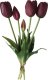 Saska Garden BUKIET 5 TULIPANÓW FIOLETOWYCH 40CM JAK ŻYWYCH DEKORACJA WIOSENNA 4