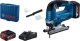 Bosch WYRZYNARKA GST 185-LI 2X4.0AH LI-ION UCHWYT "B" WALIZKA 7