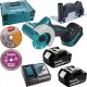 Makita MAKITA PRZECINARKA TARCZ. 76mm 18V DMC300RTJ 2x5,0Ah 1