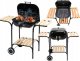 Toya LUND GRILL WĘGLOWY Z REGULACJĄ RUSZTU 45x40cm 25