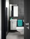 Miska WC Geberit Geberit Selnova Compact Wisząca miska WC, lejowa, B36cm, H34cm, T48cm, krótka, kształt geometryczny [16] 8