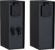 Kinkiet Paulmann Zewnętrzna kolumna zasilająca RIO 2GN. 24V Plug & Shine + 2GN. 230V IP44 stal szlachetna antracyt 1