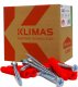 Klimas Kołek rozporowy Klimas Wkręt-met SFXP-08040050 8x40 5x50 uniwersalny gips/tynk opakowanie 100szt 17