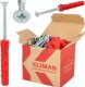 Klimas Kołek rozporowy Klimas Wkręt-met SFXP-08040050 8x40 5x50 uniwersalny gips/tynk opakowanie 100szt 30