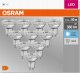 Ledvance 10x Żarówka LED Osram 4,3W (50W) GU10 PAR16 36D 350lm 4000K neutralna 230V reflektor 36 stopni 4058075036703 4