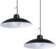 Lampa wisząca Eko-Light Milagro lampa wisząca solarna Saturn EKO9151 2x12W LED 150 lm 4000K IP45 podwójna czarna 1
