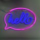 Lampa sufitowa Zumaline Zuma Line Neon FM-NL41 neon ścienny 1x5W LED K 206 lm niebieski/różowy 1