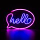 Lampa sufitowa Zumaline Zuma Line Neon FM-NL41 neon ścienny 1x5W LED K 206 lm niebieski/różowy 5
