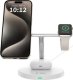 Ładowarka Tech-Protect TECH-PROTECT QI15W-A35 3IN1 MAGNETIC MAGSAFE WIRELESS CHARGER WHITE 3