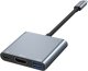 Adapter USB Tech-Protect TECH-PROTECT V1-HUB ADAPTER 3IN1 GREY 2