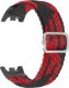 Beline Beline pasek Mi Band 8 Nylon czarno-czerwony/black-red 1
