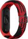 Beline Beline pasek Mi Band 8 Nylon czarno-czerwony/black-red 2