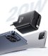 Ładowarka Usams USAMS Ład. siec. 1xUSB-C ze zwijanym kablem USB-C Retractable PD+QC 20W Gan Fast Charging biały/white YC Series CC233TC02 (US-CC233) 12