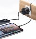 Ładowarka Usams USAMS Ład. siec. 1xUSB-C ze zwijanym kablem USB-C Retractable PD+QC 20W Gan Fast Charging czarny/black YC Series CC233TC01 (US-CC233) 12