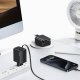 Ładowarka Usams USAMS Ład. siec. 1xUSB-C ze zwijanym kablem USB-C Retractable PD+QC 20W Gan Fast Charging czarny/black YC Series CC233TC01 (US-CC233) 21