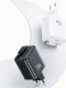 Ładowarka Usams USAMS Ład. siec. 1xUSB-C ze zwijanym kablem USB-C Retractable PD+QC 20W Gan Fast Charging czarny/black YC Series CC233TC01 (US-CC233) 24