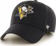 47 Brand 47 Brand NHL Pittsburgh Penguins MVP H-MVP15WBV-BKB Czarne One size 1