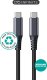 Kabel USB eStuff USB-C - USB-C 1 m Czarny (INFINITE USB-C Cable 1m, USB4) 1