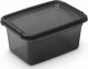 Basestore Pojemnik Z Pokrywą i Klipsami 14x19x9cm 1,5l Coal (2242) 1