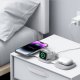 Ładowarka Tech-Protect Ładowarka bezprzewodowa Tech-Protect QI15W-A32 3in1 Magnetic Magsafe Wireless Charger Grey + kabel USB-C / USB-C 120cm 9