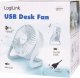 Wentylator USB LogiLink LogiLink USB Schreibtischventilator 6'' weiß 4