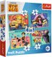 Trefl Puzzle 4w1 Zwariowane Minionki - łącznie 207 elementów (34648) 1