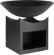 Ambiance Palenisko ogrodowe metalowe czarne 56x41 cm 8