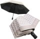 eCarla PARASOL UMBRELLA AUTOMAT PEPITKA KREMOWA PAR09WZ2 5