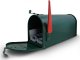 Bituxx Skrzynka na listy amerykańska USA MAIL (zielony) 14
