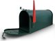 Bituxx Skrzynka na listy amerykańska USA MAIL z uchwytem (zielony) 19