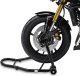 Bituxx Stojak motocyklowy podnośnik na motor uchwyt gumowy przednie koło 250kg 18