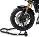 Bituxx Stojak motocyklowy podnośnik na motor uchwyt gumowy przednie koło 250kg 6