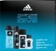 Coty ADIDAS Zestaw prezentowy Ice Dive (Dezodorant naturalny spray 75ml+Dezodorant spray 150ml+Żel pod prysznic 3w1+Woda toaletowa 50ml) 1