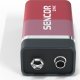 Sencor Bateria cynkowo-węglowa, 6F22, 6F22, 9V, Sencor, blistr, 1-pack 3