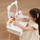 Viga Toys VIGA Duża Toaletka Drewniana Biała z Lustrem i Krzesełkiem 6