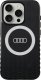 Audi Audi IML Big Logo MagSafe Case iPhone 15 Pro 6.1" czarny/black hardcase AU-IMLMIP15P-Q5/D2-BK 1