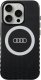 Audi Audi IML Big Logo MagSafe Case iPhone 15 Pro 6.1" czarny/black hardcase AU-IMLMIP15P-Q5/D2-BK 12